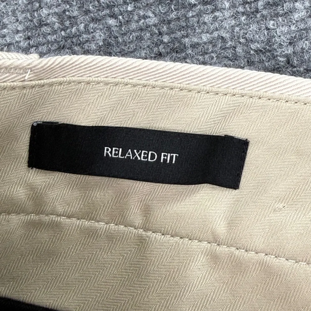 Banana Republic Pants 35W x 30L Relaxed Fit Workwear New Off White‎ Men's